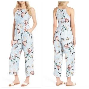 Cupcakes &‎ Cashmere Darsy Floral Blue Jumpsuit